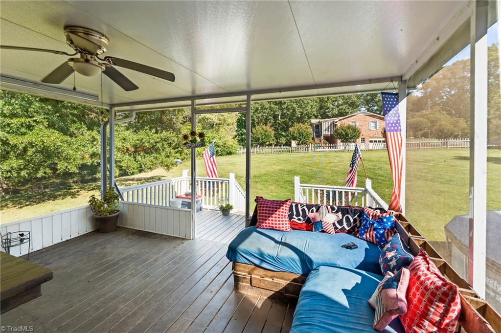1721 Valley Brook Road Clemmons, NC 27012 - Photo 33 of 48 Relaxing Screened Back Deck