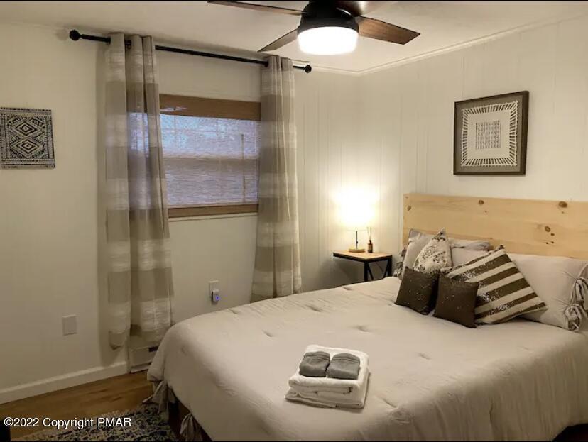 124 Bull Run Long Pond, PA 18334 - Photo 12 of 26 a bedroom with a bed and a shower