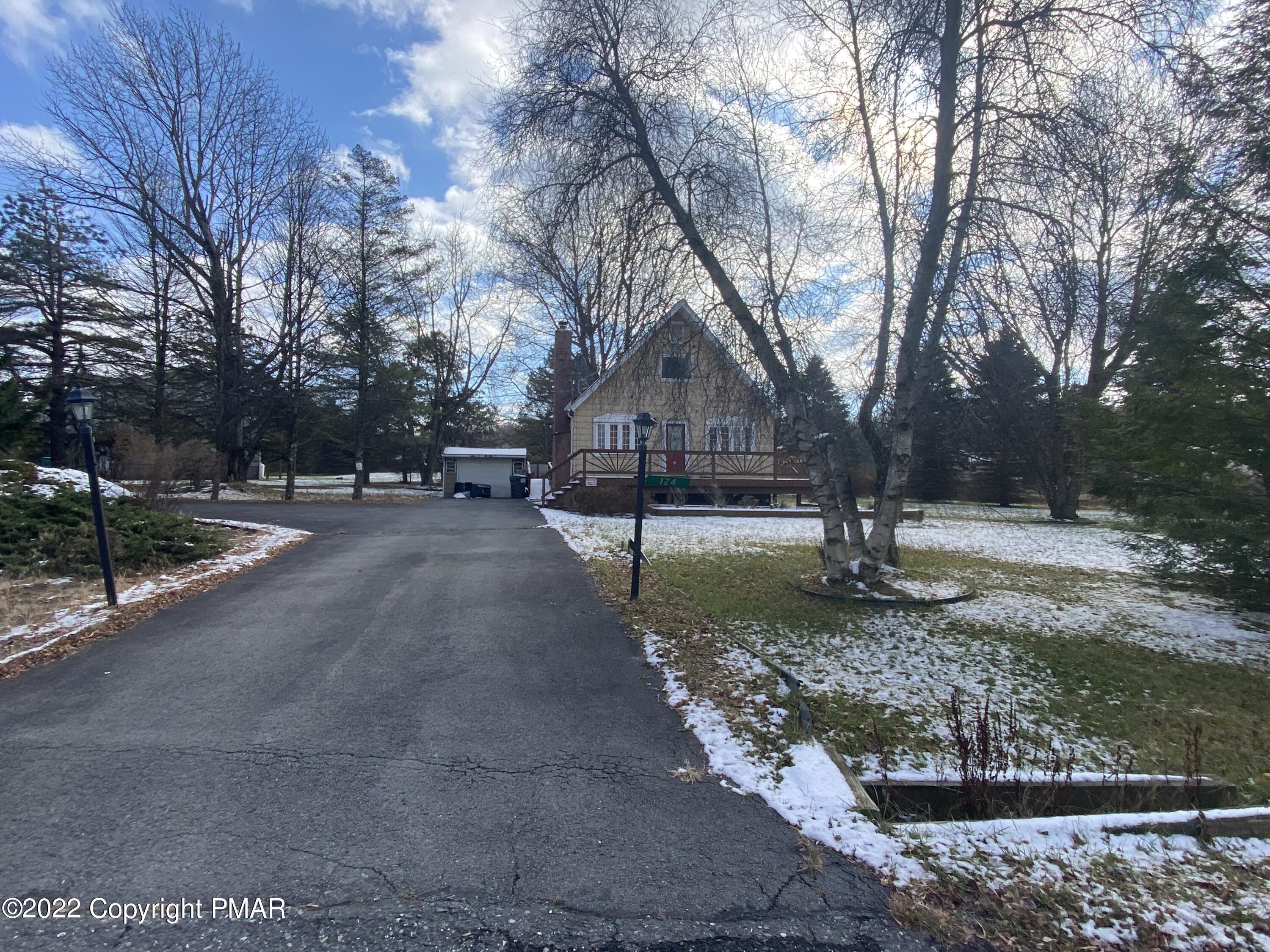 124 Bull Run Long Pond, PA 18334 - Photo 24 of 26 a view of a yard with a house in the background