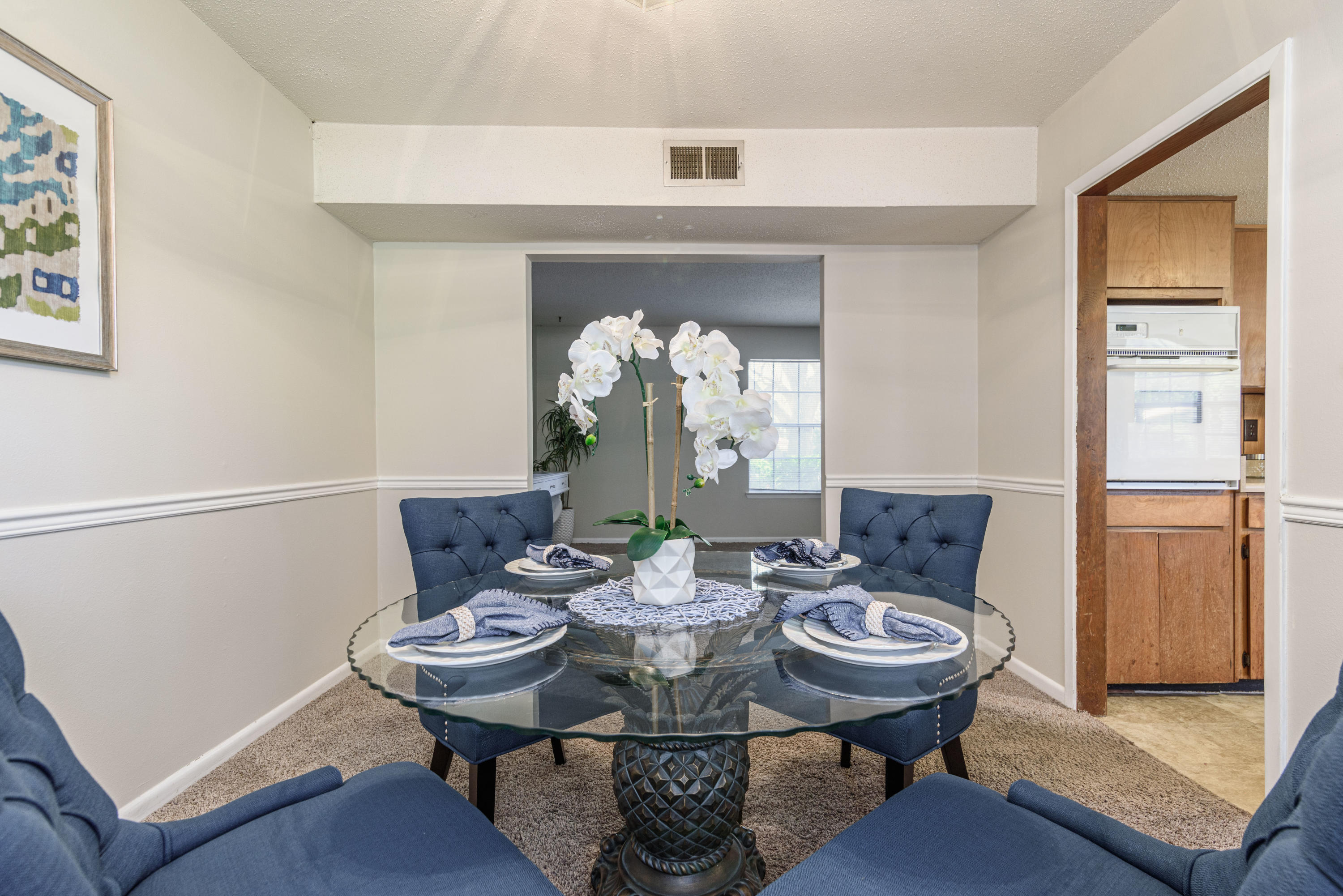 187 Country Club Road Shalimar, FL 32579 - Photo 14 of 68 a view of a dining room with furniture window and wooden floor