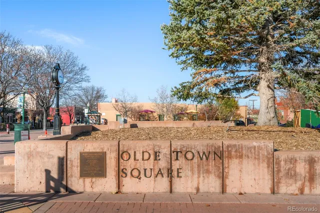 a view of street with kitchen