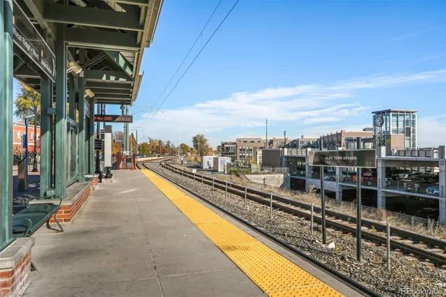a view of a balcony with city view