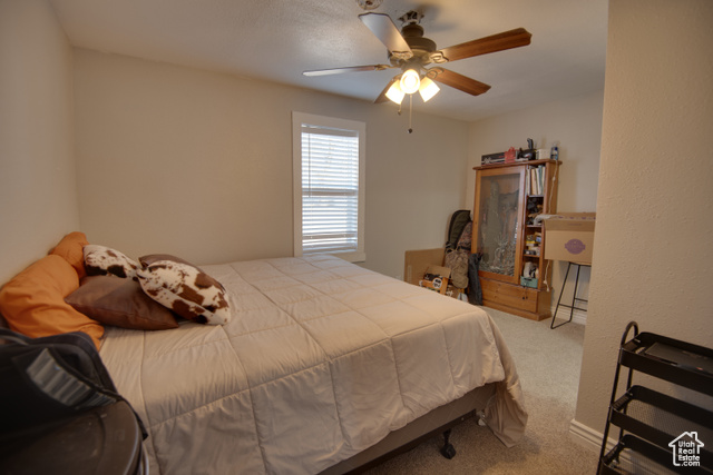 410 North Main Street Beaver, UT 84713 - Photo 8 of 31 Carpeted bedroom with ceiling fan