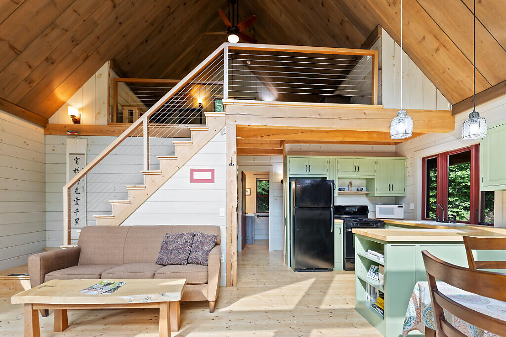 157 Iron Bridge Road Kingfield, ME 04947 - Photo 9 of 46 Living area and loft
