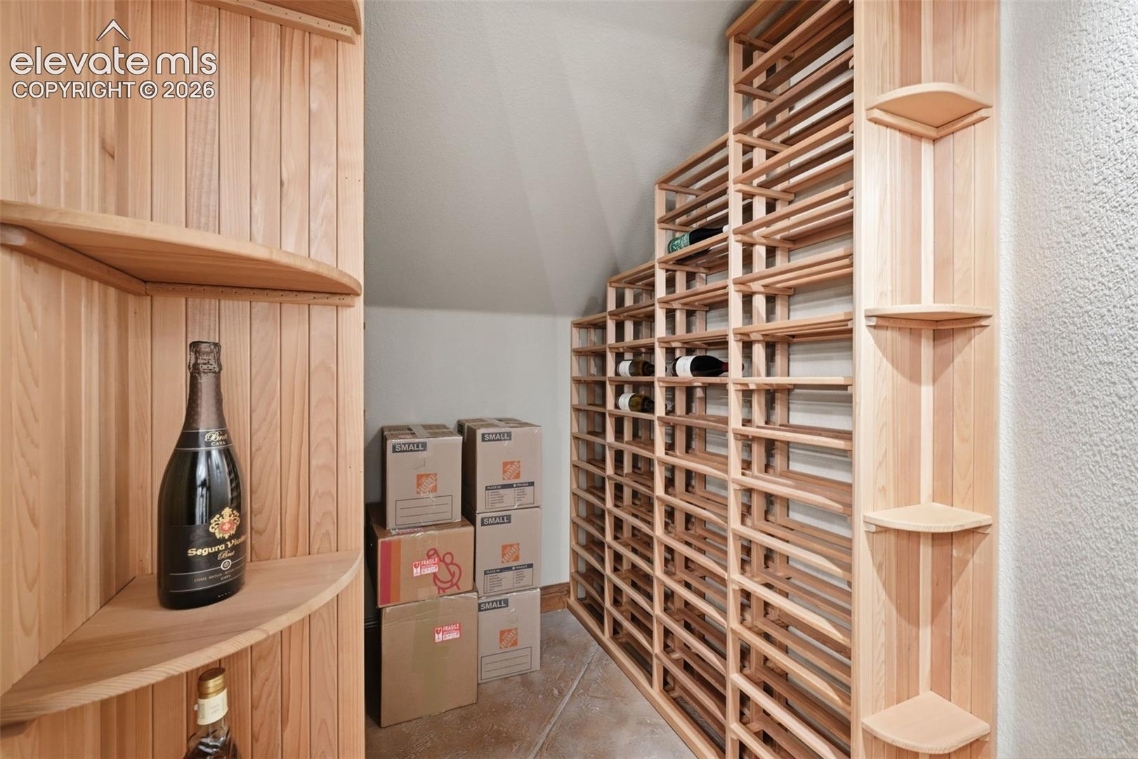4865 Hidden Rock Road Colorado Springs, CO 80908 - Photo 31 of 50 Basement wine cellar with full storage!