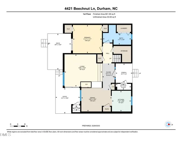 $365,000 | 4421 Beechnut Lane, Durham, NC 27707