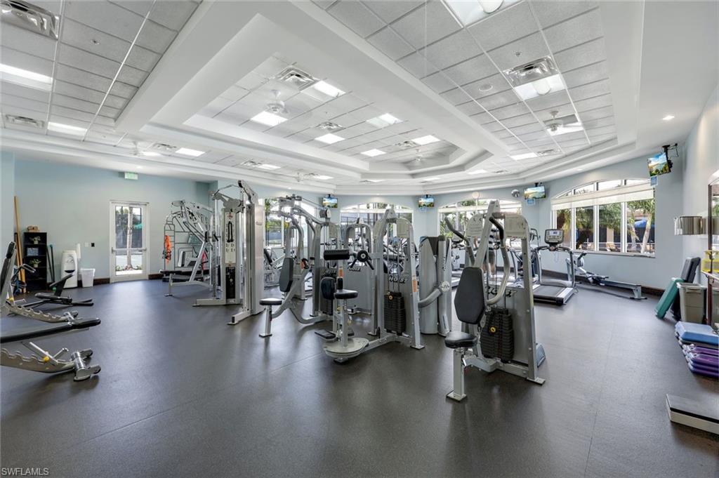 13201 Sherburne Circle, Unit 102 Bonita Springs, FL 34135 - Photo 19 of 22 a view of a room with gym equipment
