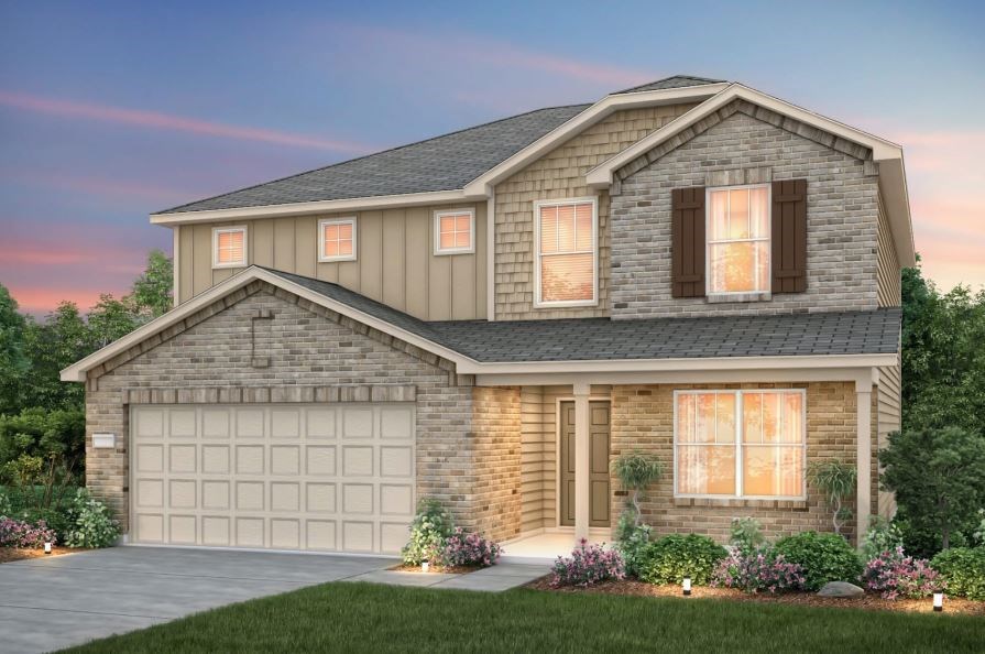 177 Spotted Rail Ridge Leander, TX 78641 - Photo 1 of 1 Centex Homes, Hardin elevation E, rendering