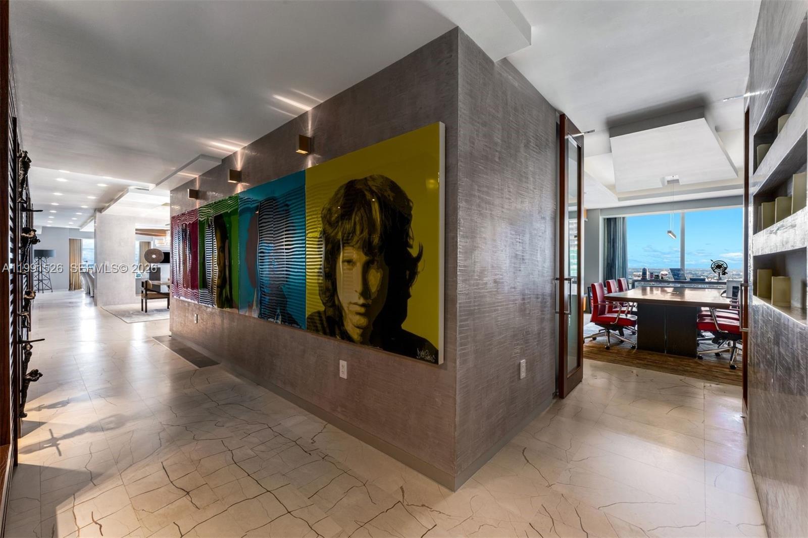 1425 Brickell Avenue, Unit PH2ABCD Miami, FL 33131 - Photo 14 of 20 a view of a hallway with living room