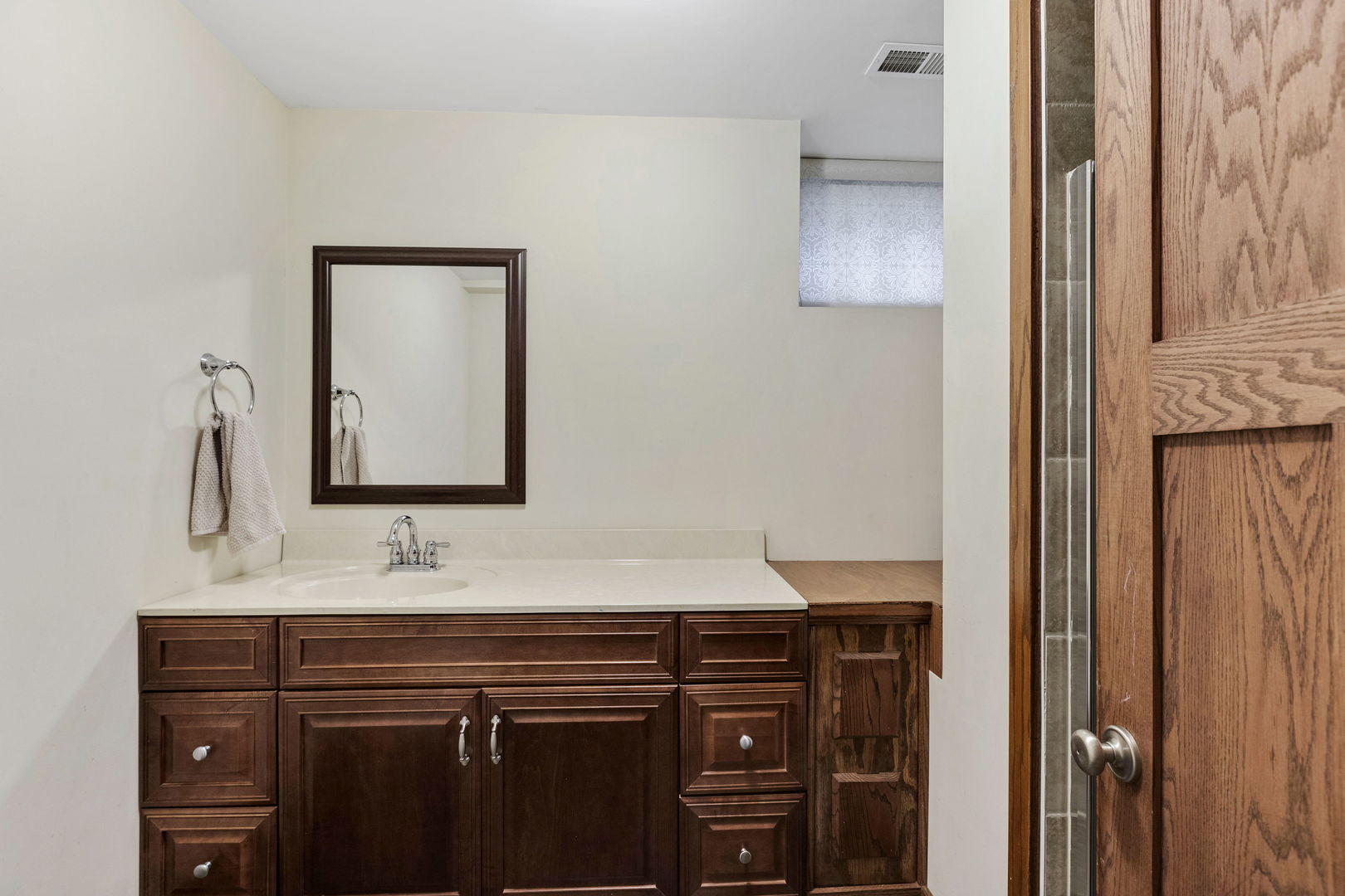 539 South Cook Street Barrington, IL 60010 - Photo 19 of 25 a bathroom with a sink vanity and a mirror