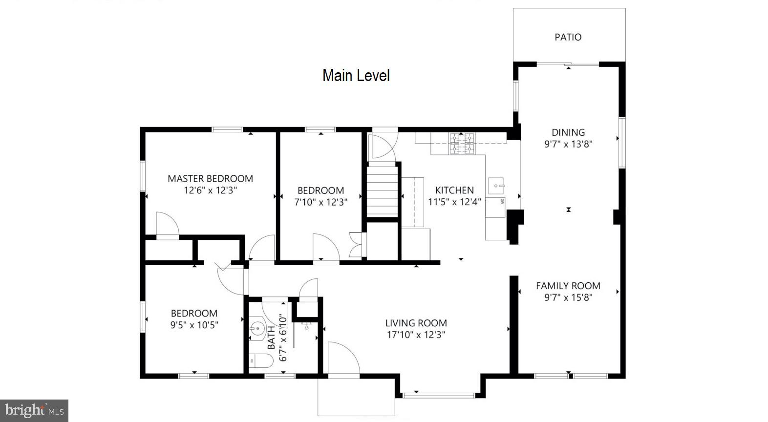 2522 Forest Glen Road Silver Spring, MD 20910 - Photo 62 of 63 Main Level Floor Plan