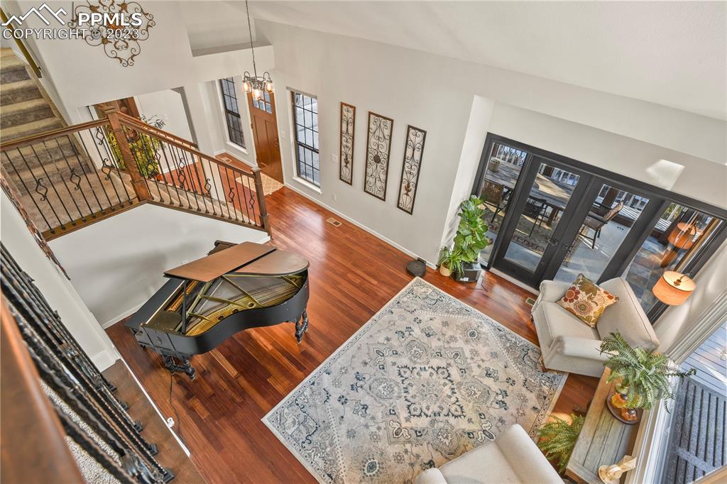 450 Jack Boot Road Monument, CO 80132 - Photo 19 of 45 a view of an entryway with wooden floor