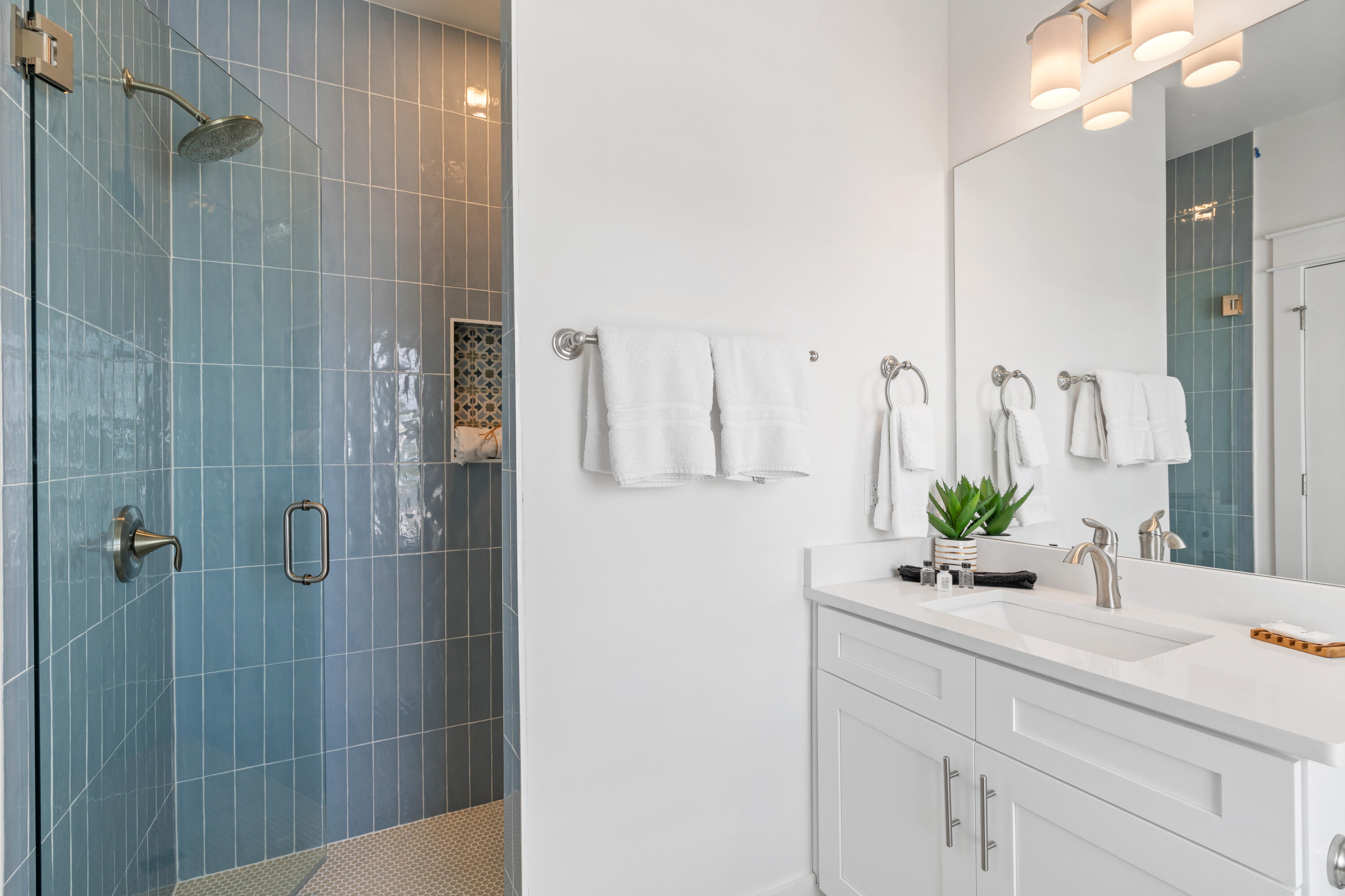 49 Conscience Way Santa Rosa Beach, FL 32459 - Photo 32 of 50 a bathroom with a sink and a mirror