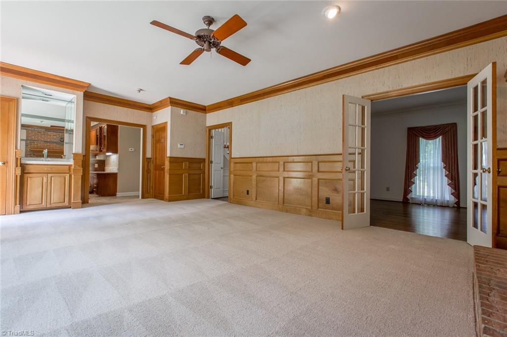 1170 Chester Road Winston-Salem, NC 27104 - Photo 12 of 30 Great Room with French doors to the formal living room. Wonderful entertaining home.