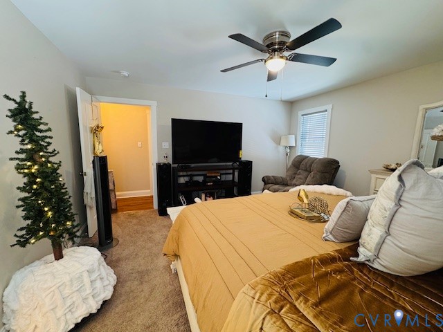 378 Halls Store Road Mineral, VA 23117 - Photo 17 of 35 a bedroom with a bed and a flat screen tv
