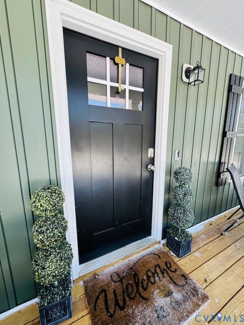 378 Halls Store Road Mineral, VA 23117 - Photo 4 of 35 a view of potted plant in front of a door