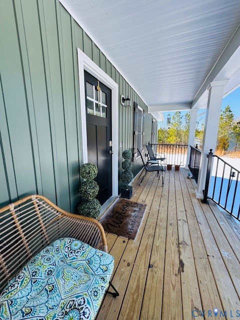 378 Halls Store Road Mineral, VA 23117 - Photo 5 of 35 a view of balcony with wooden floor