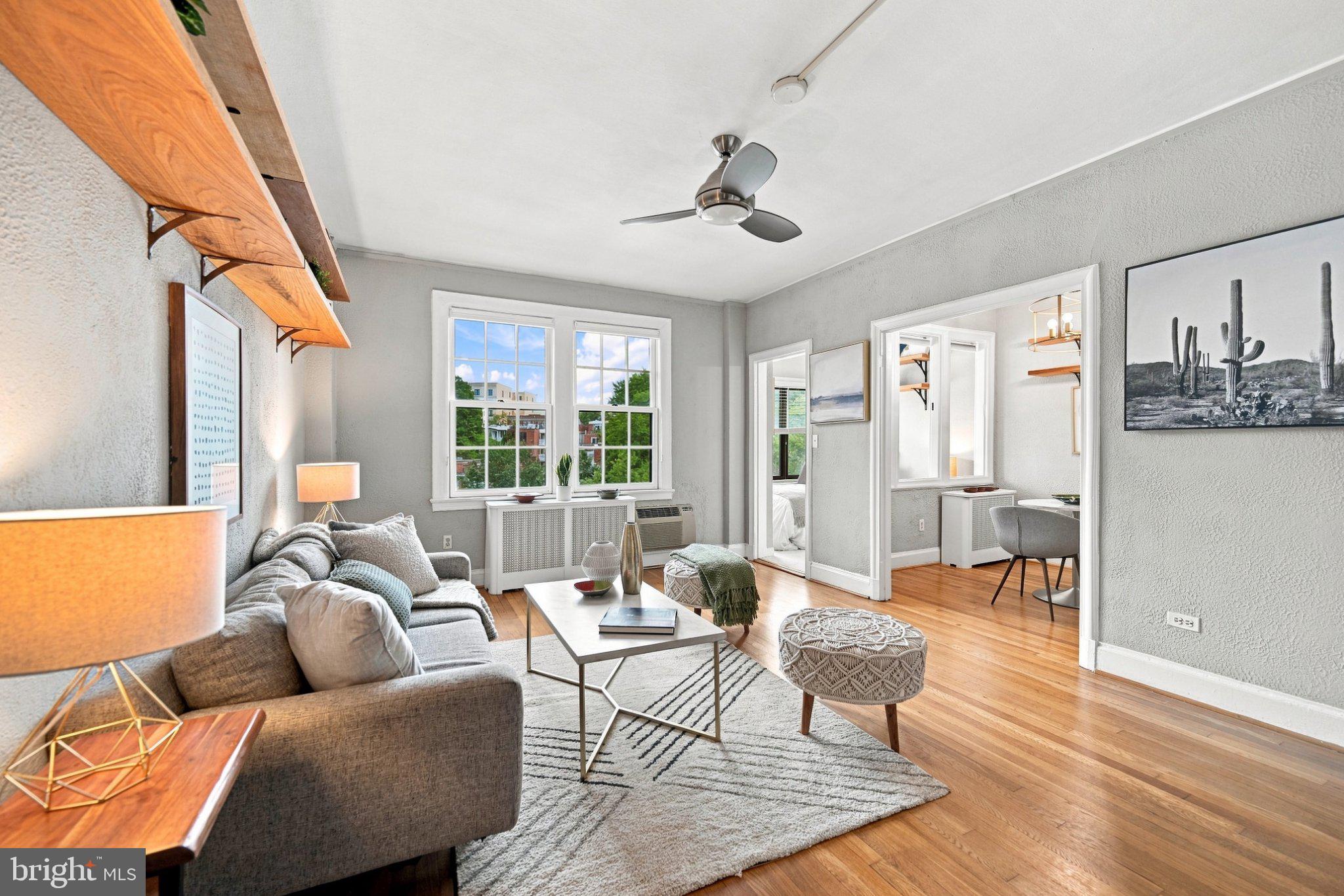 2032 Belmont Road Northwest, Unit 632 Washington, DC 20009 - Photo 1 of 31 Bright and airy living space awaits.