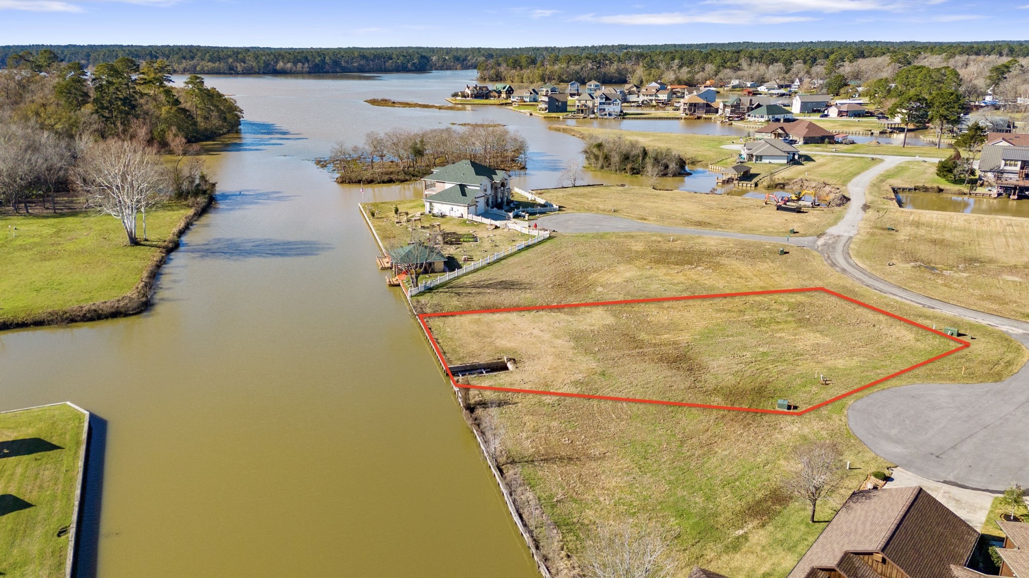 5 Island Point Huntsville, TX 77340 - Photo 7 of 15 Lines are approximate.....look at the open water waiting for you...