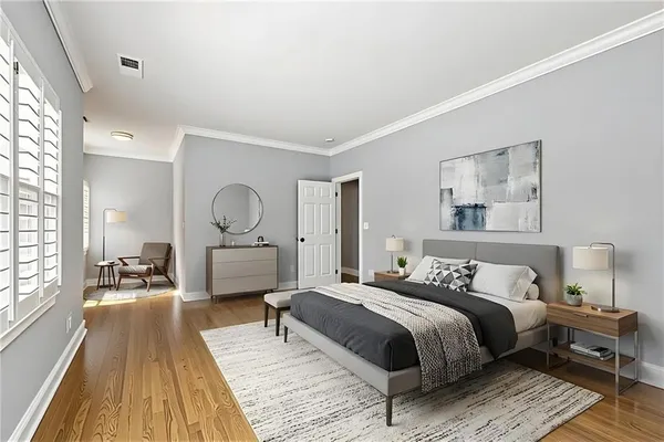 a view of a patio with table and chairs potted plants with wooden fence