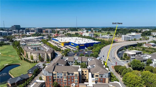 a view of a city with tall buildings