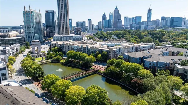 a view of a swimming pool and outdoor space