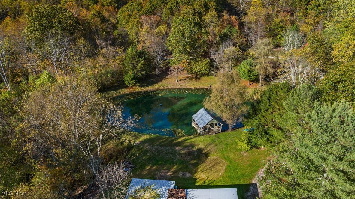 3278 Rough And Ready Road New Concord, OH 43762 - Photo 21 of 28 Drone / aerial view of a nearby body of water