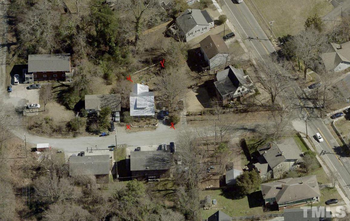 1808 Rosetta Drive Durham, NC 27701 - Photo 58 of 59 an aerial view of a house with a yard