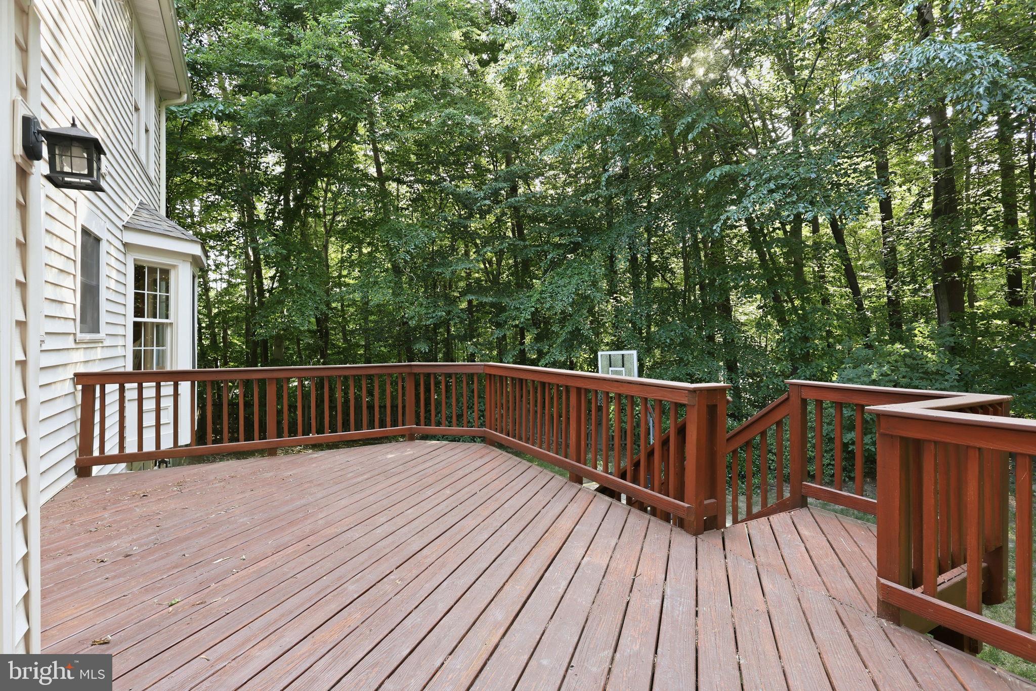 8556 Hooes Road Springfield, VA 22153 - Photo 37 of 57 Spacious deck overlooking very private