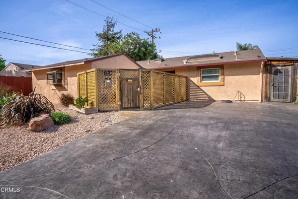 a view of a house with a garage