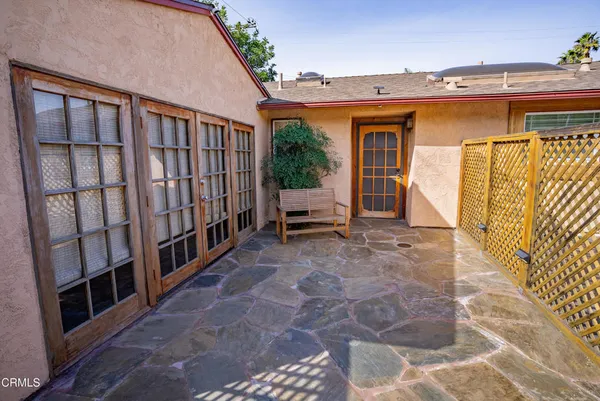 a view of a house with a porch