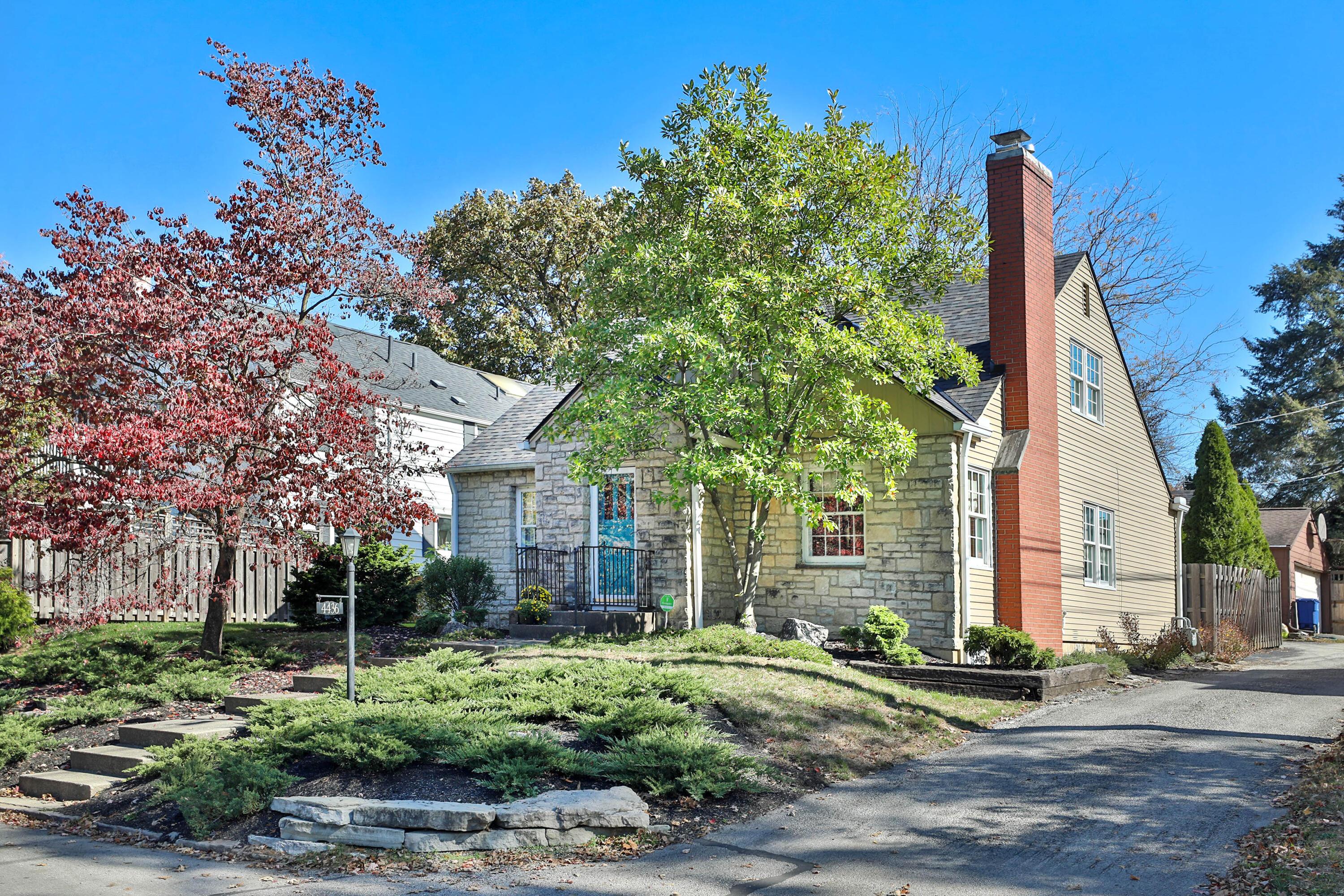 Stone/aluminum cape, Replaced downspouts and gutters, New roof on house and garage 2023