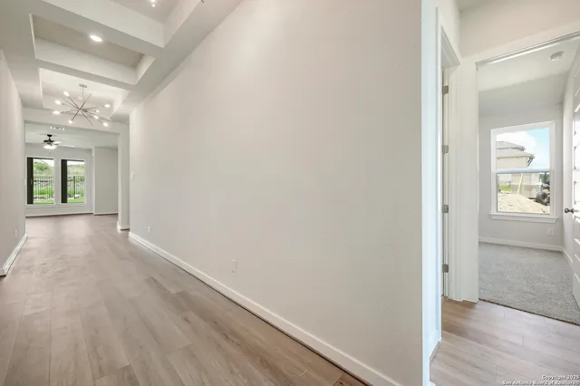 wooden floor in a gallery