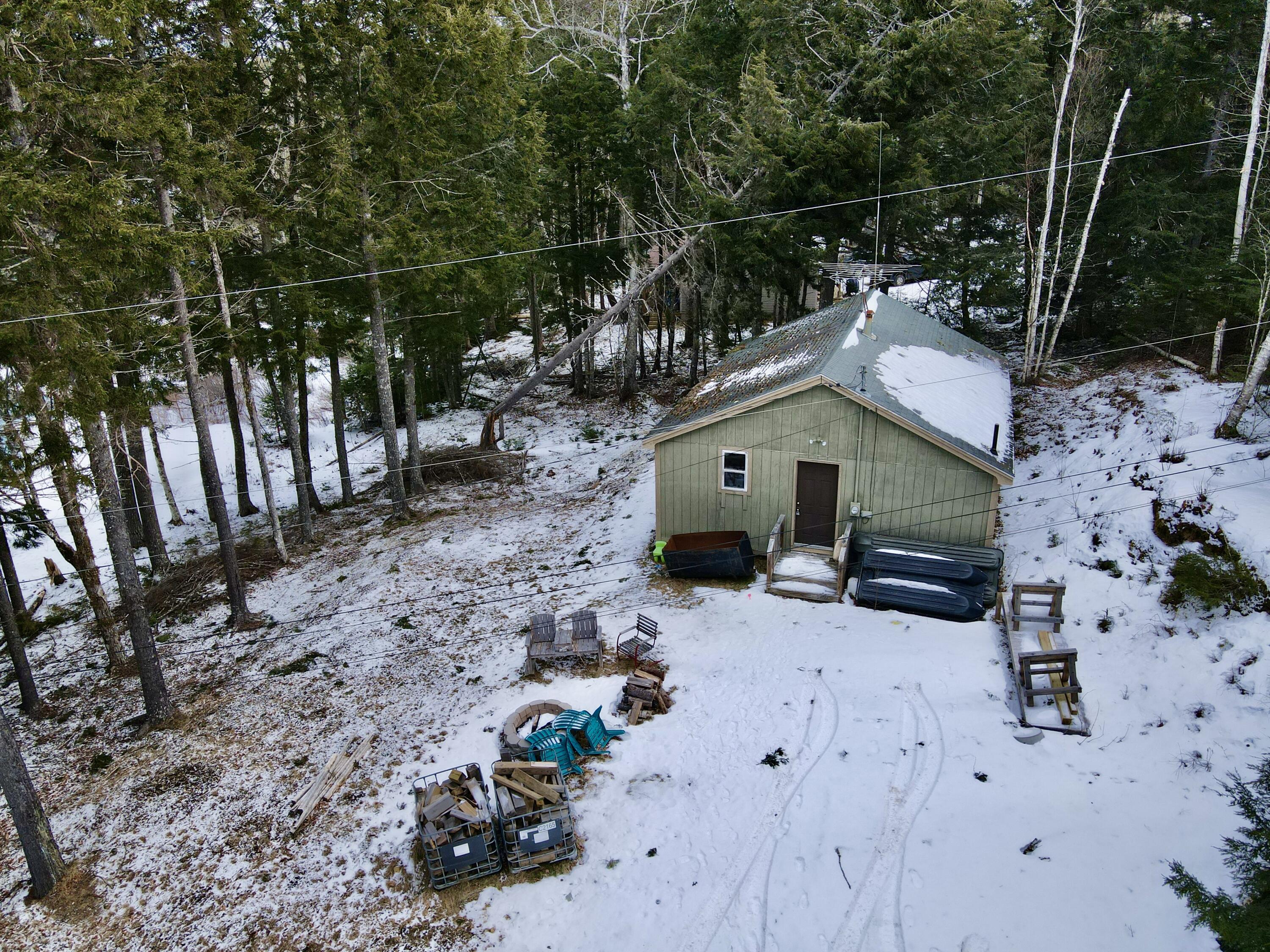9 Birch Hill Road Northfield, ME 04654 - Photo 21 of 35 aerial of camp