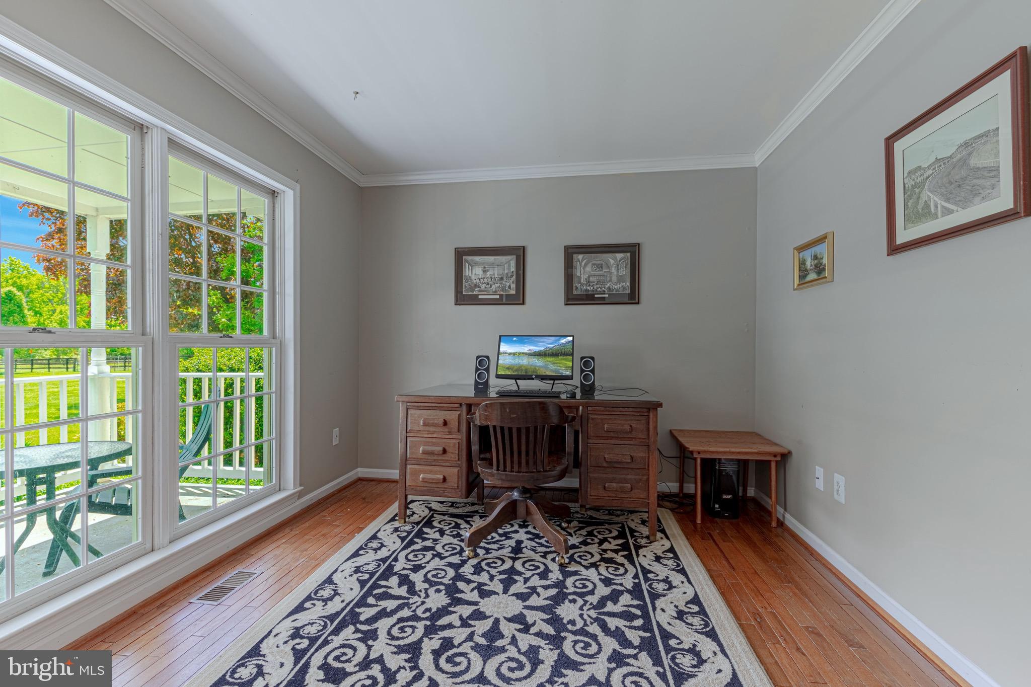 21709 St Louis Road Middleburg, VA 20117 - Photo 21 of 47 Sun-bathed main level office/library.