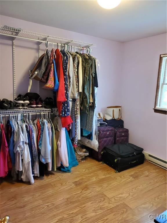 3526 High Hill Road Effort, PA 18330 - Photo 24 of 32 a view of walk in closet with clothes
