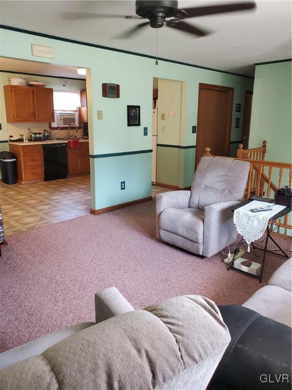 3526 High Hill Road Effort, PA 18330 - Photo 10 of 32 a living room with furniture and a dining table with kitchen appliances
