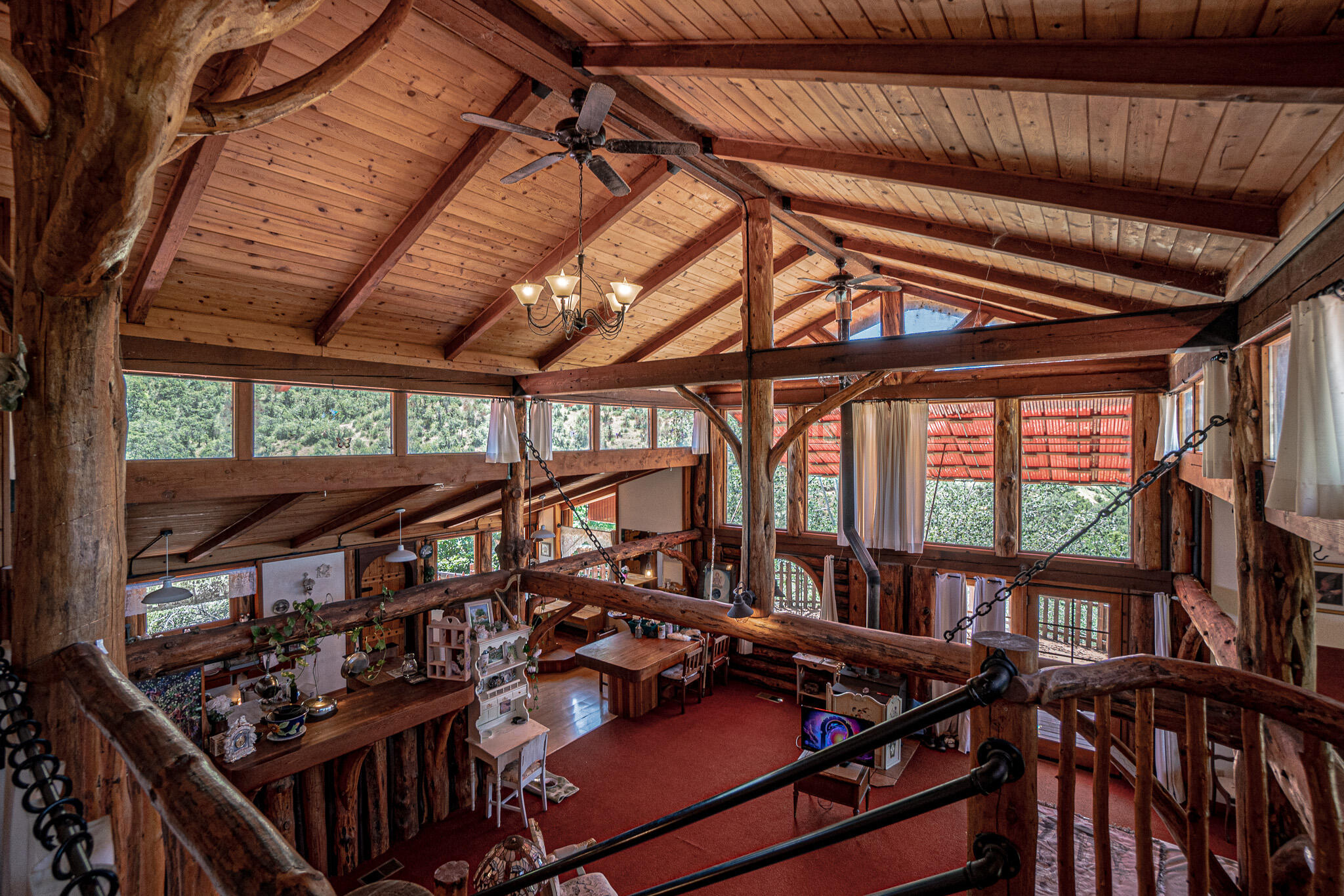 2909 Dead Indian Memorial Road Ashland, OR 97520 - Photo 16 of 75 Main House View From Loft
