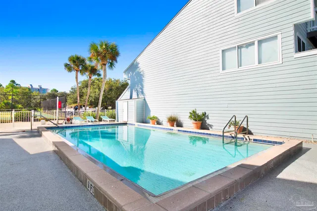 a view of a city and ocean view