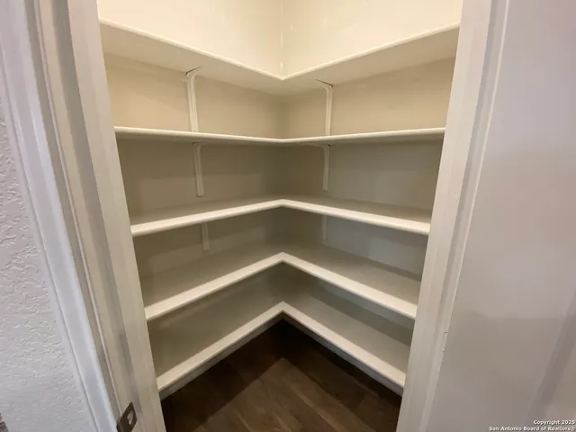 a refrigerator in a kitchen