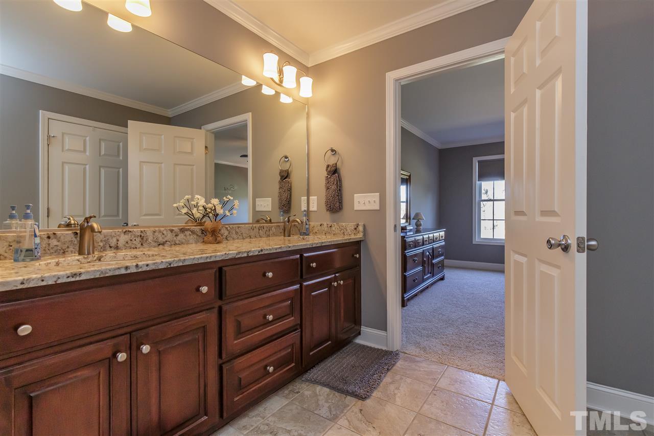 319 Boone Road Burlington, NC 27217 - Photo 16 of 30 Spacious granite vanity with two sinks and loads of storage