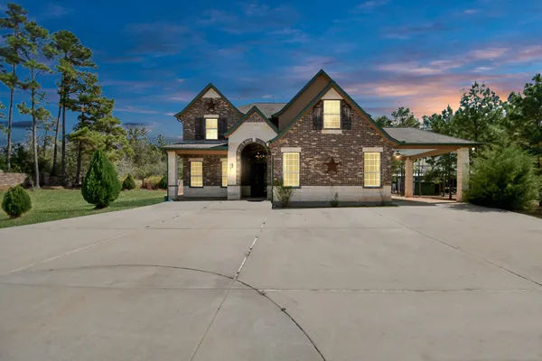 front view of house with a yard