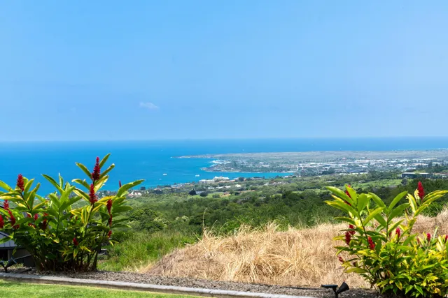 an aerial view of a house with swimming pool outdoor seating