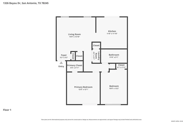 $145,000 | 1326 Bayou Drive, San Antonio, TX 78245