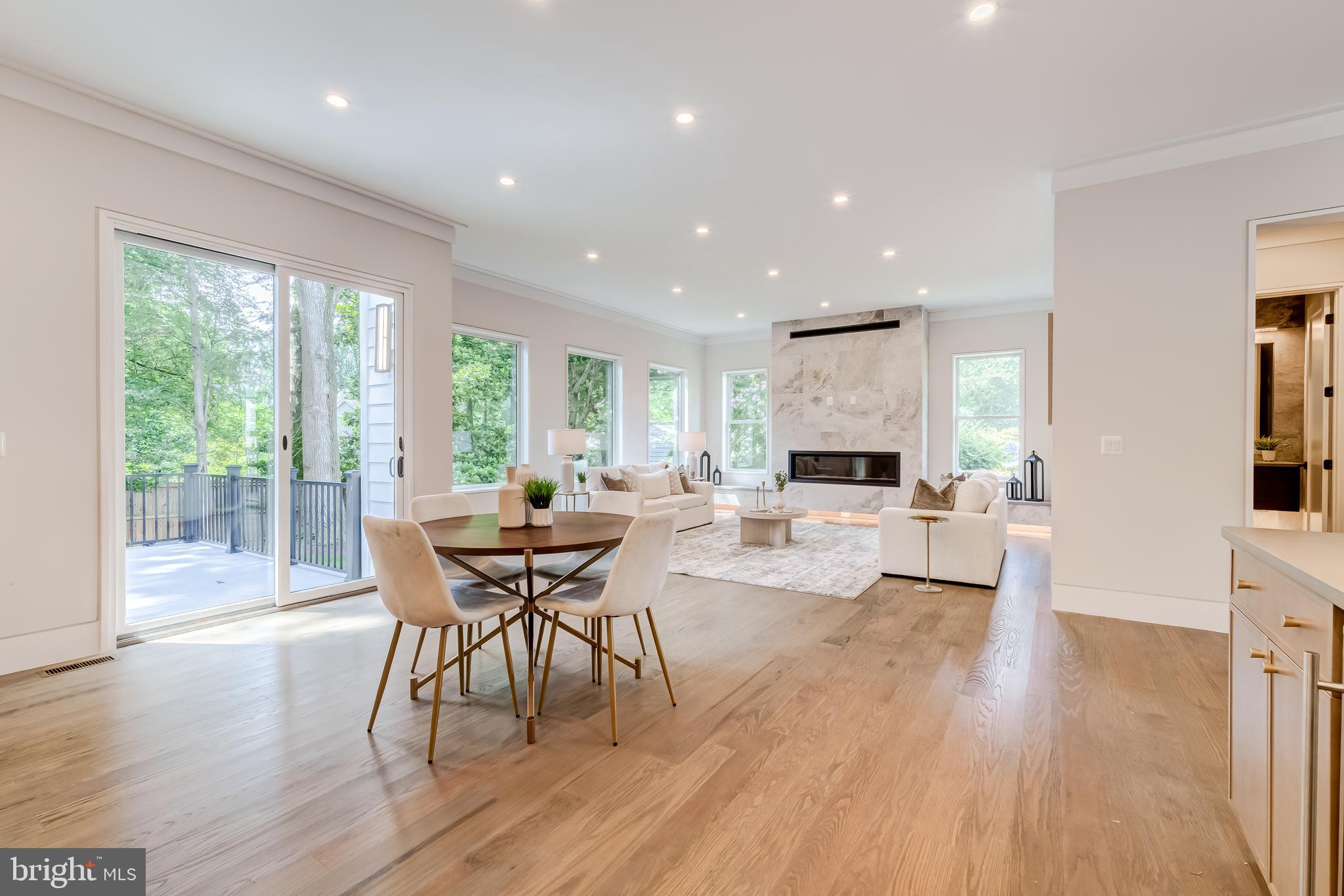 506 Kingsley Road Southwest Vienna, VA 22180 - Photo 52 of 150 a living room with furniture and wooden floor