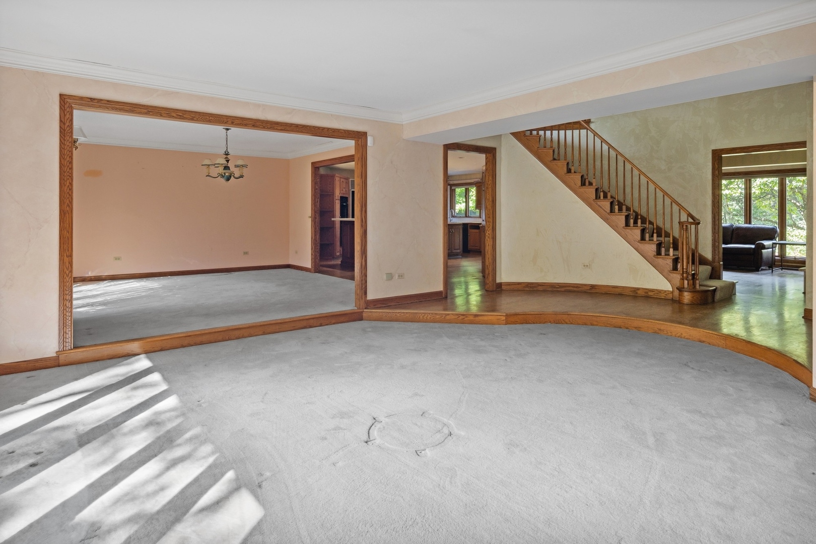 989 South Ridge Road Lake Forest, IL 60045 - Photo 13 of 36 a view of an empty room with stairs
