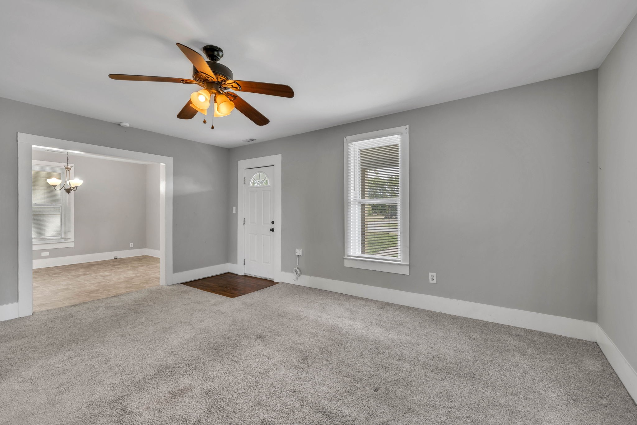 301 Maple Street Chapel Hill, TN 37034 - Photo 13 of 38 an empty room with windows and ceiling fan