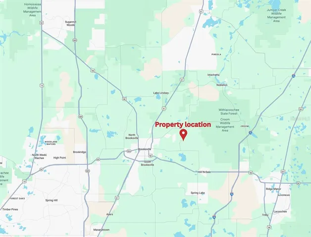 a view of backyard with green space