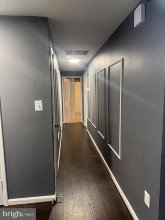 a view of hallway with stairs