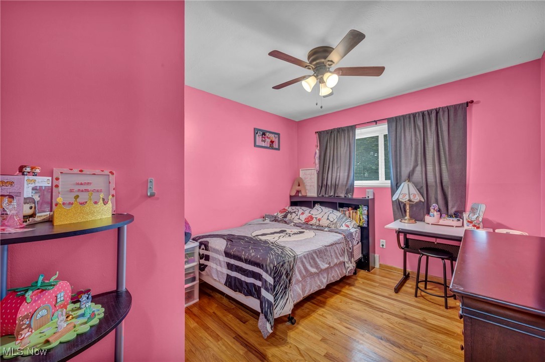 15025 Holland Road Brook Park, OH 44142 - Photo 8 of 12 Bedroom with wood finished floors and ceiling fan